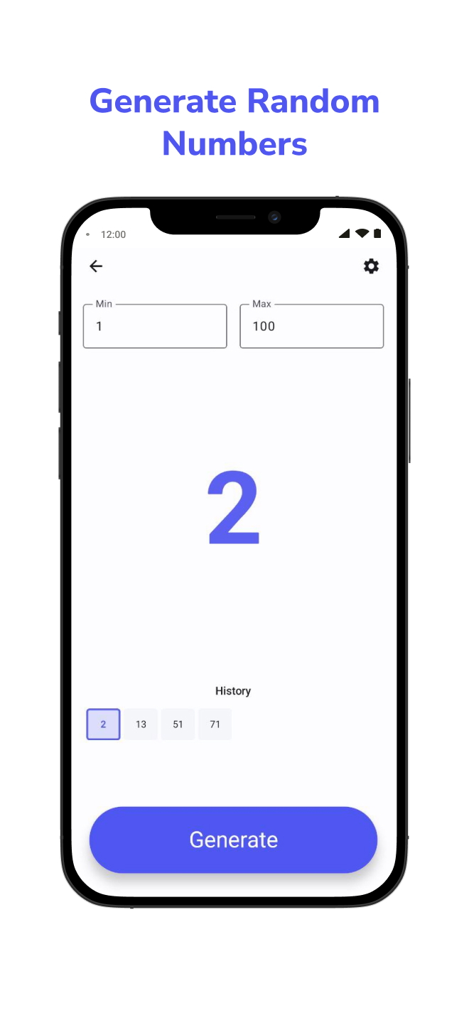 Pickly Random Number Generator Screenshot